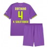 Borussia Dortmund Nico Schlotterbeck #4 Tretí Detský futbalový dres 2026-27 Krátky Rukáv (+ trenírky)